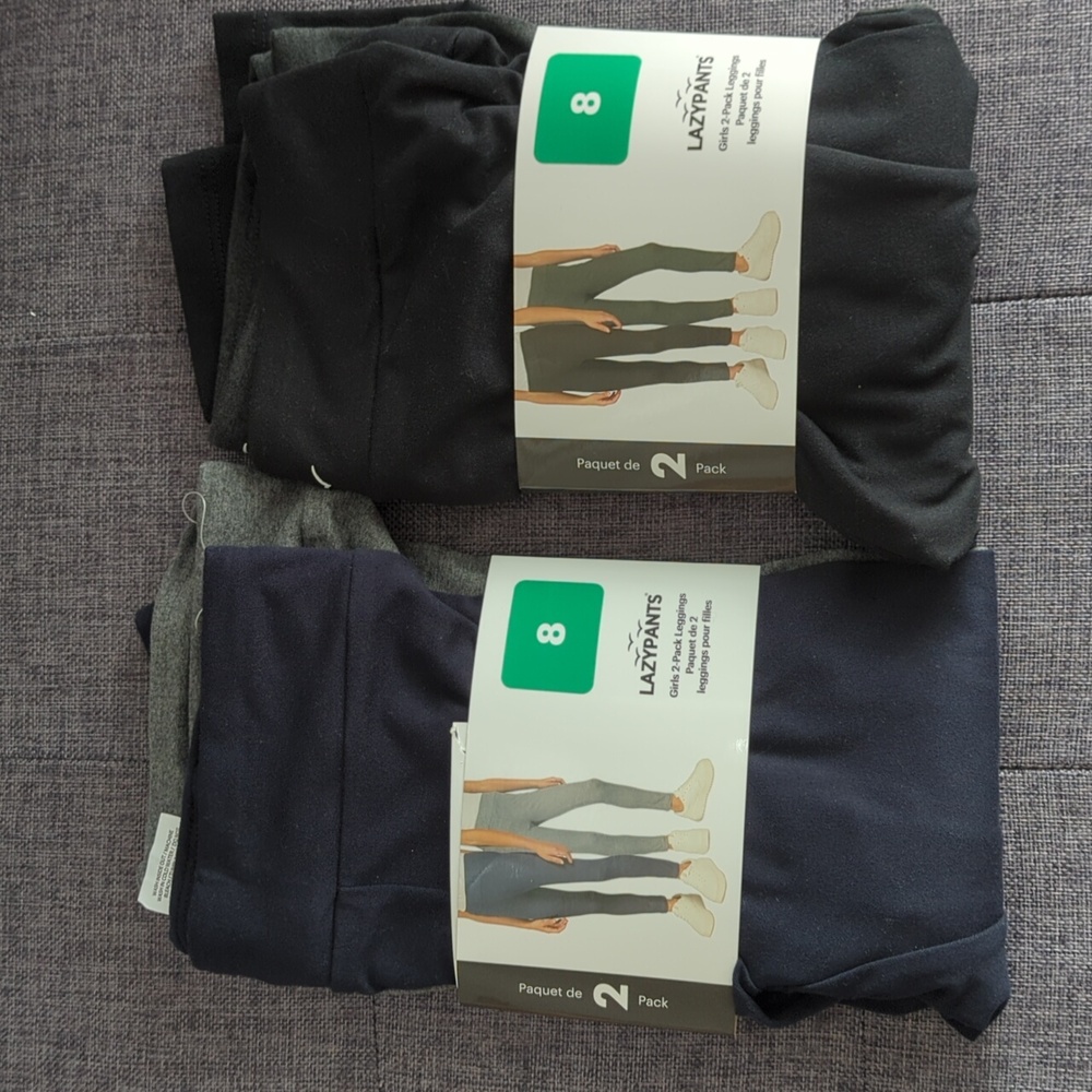 NWT Girls leggings size 8